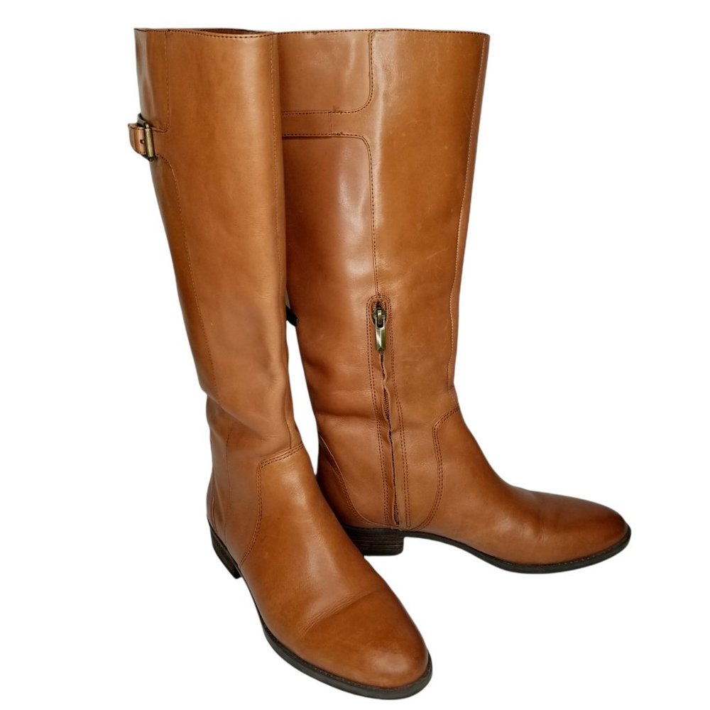 Sam Edelman Womens Patton Leather Riding Boots Sz